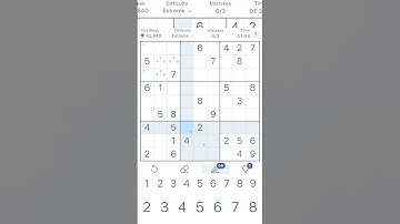 Sudoku brain Game #braintest #games #sudoku