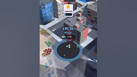 Hole.io Gameplay Level 4 – Starting the Adventure! #games #gaming