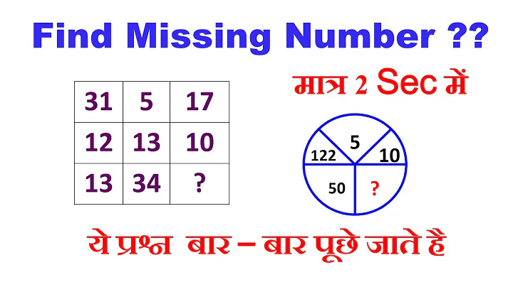 Part 9 : Number Analogy, Number Series & Missing Number Reasoning Short Tricks #ssccgl #ssc #sscchsl