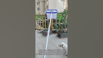 Leaf skimmer net with telescopic rod
