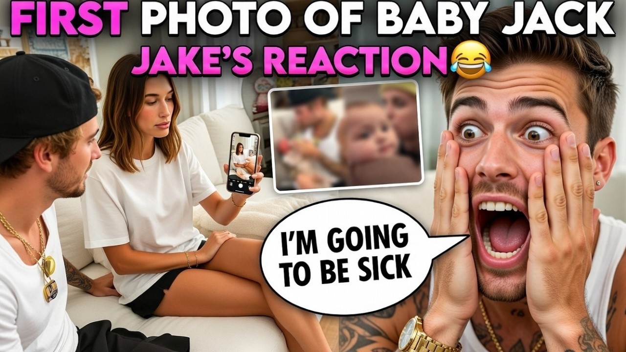 Hailey Bieber Shows Baby Jack's Photo & Jake's Reaction Is EVERYTHING 😂