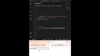 ليش هذا الحقل يخفي الحروف؟! #shortvideo #shortsvideo #shortvideos #shorts #short #htmlforms #html