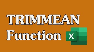 How to Use the TRIMMEAN Function in Excel