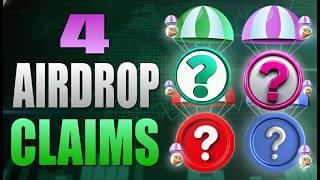 🔥 4 Airdrop Claims LIVE - Eligible? Claim Your Tokens Now 🔥