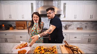 jenna admiring julien’s cooking