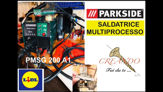 Anteprima Saldatrice multiprocesso Parkside Performance PMPS 200 A1 -  YouTube