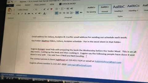 Editing a word document in Skydrive