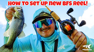 HOW TO Setup Your NEW BFS Reel! | Kastking Zephyr BFS Reel | Ft The Hunter Fisher
