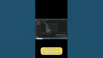 How to Add Two numbers in #python #coding