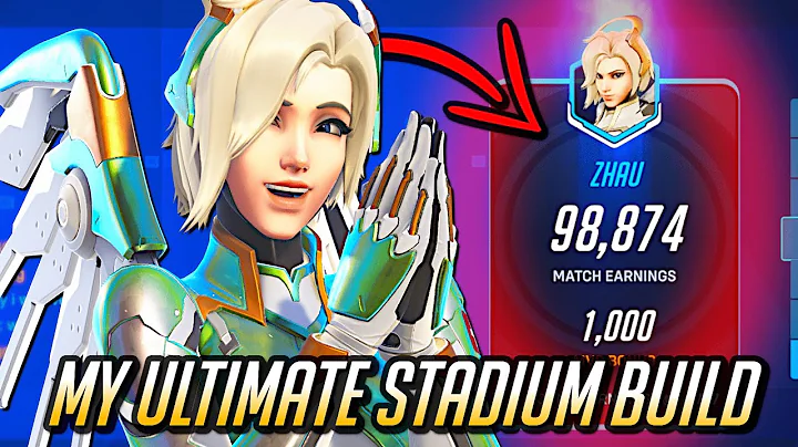 ⭐️ *NEW* All Star Mercy Stadium Build! ⭐️ Almost 100k Cash! - Overwatch 2