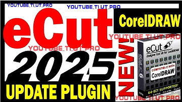 ECUT 7 FOR CORELDRAW 2025 | UPDATE PLUGIN & RETRY, IMPORT MENU #ECUT #CORELDRAW