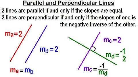 Geometry - Ch. 4: Lines and Angles (42 of TBD) Definition of Parallel and Perpendicular Lines