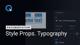 #QuarklyDocumentation: Style Props. Typography