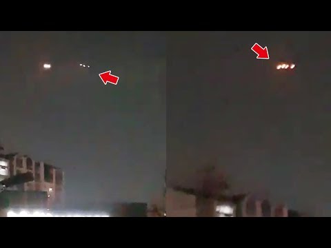 실제 전주에서 촬영된 공간이동하는 UFO