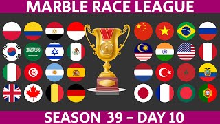 Marble Race League Season 39 DAY 10 Marble Race in Algodoo