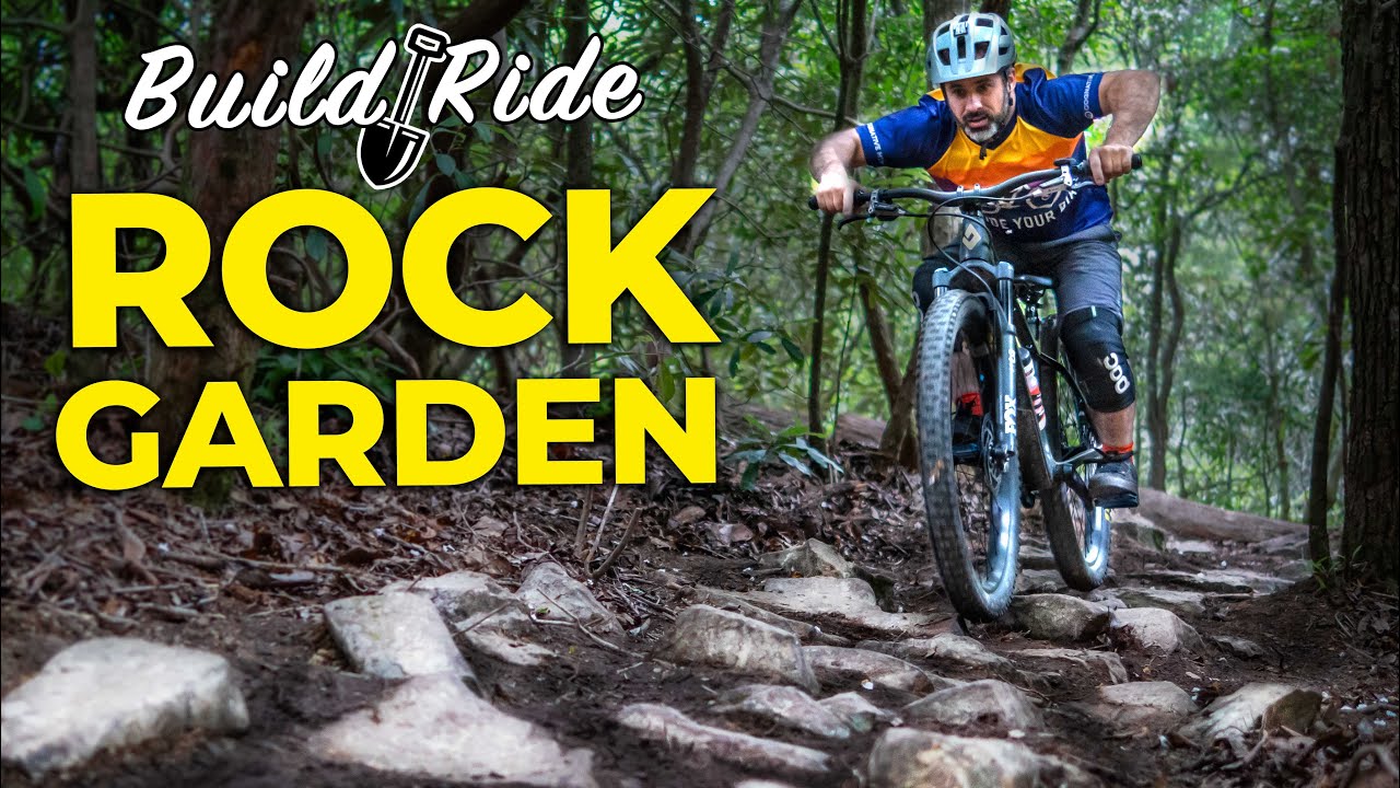 Building Riding A Gnarly Backyard Rock Garden Youtube