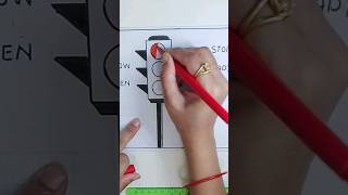 traffic signal rules drawing #trending #viral #ytshorts #shorts #short #ytshort #traffic