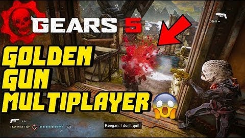 CRAZIEST 1V4 CLUTCH EVER ! | BEAST HEADSHOTS ! | GOLDEN GUN MULTIPLAYER GAMEPLAY ON BUNKER | GEARS 5