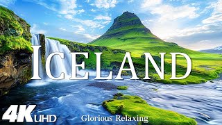 Iceland 4K  Scenic Relaxation Film with Peaceful Relaxing Music and Nature  4K Video Ultra HD