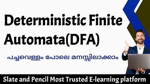 Deterministic Finite Automata|DFA|Theory of Computation|Malayalam Tutorial