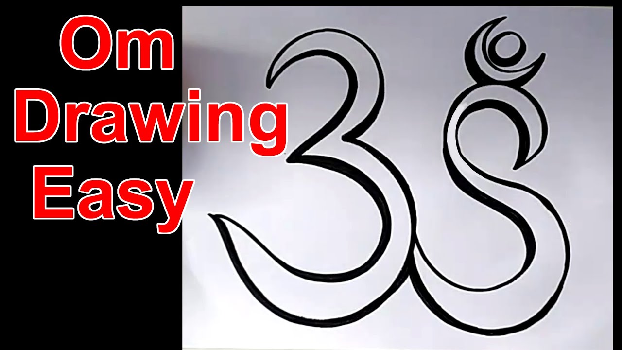 Om kaise banate hain / ओम कैसे बनाते हैं / om ka chitra / Om drawing / om design / How to write