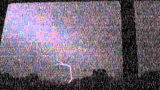 Upward Lightning Bolt - 210 FPS - slow motion with streamers