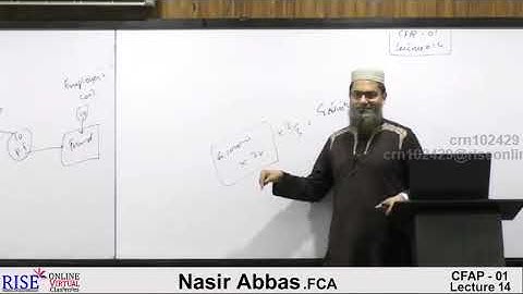 Advanced Accounting And Financial Reporting |AAFR| CFAP| CA|CFAP1 pac Sir Nasir Abbas Lecture 14