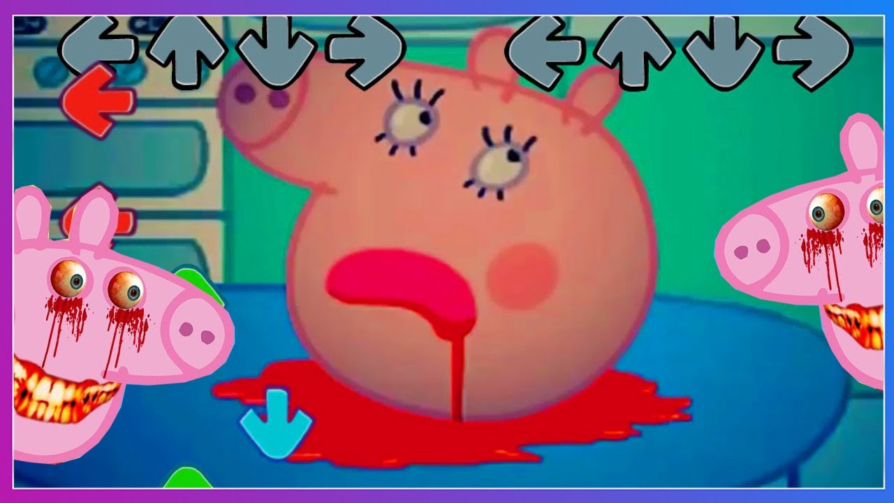 PEPPA PIG.EXE in Friday Night Funkin be like Horror | FNF Bacon Got Me Like |Peppa Pig Horror Story