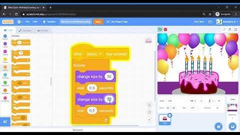 Scratch - Animated Birthday Greeting