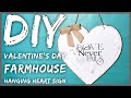DIY Farmhouse Valentine’s Day Wall Hanging Decor - Dollar Tree Wooden Heart Neutral Rustic Decor DIY Farmhouse Valentine’s Day Wall Hanging Decor - Dollar Tree Wooden Heart Neutral Rustic Decor