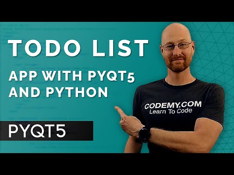 ToDo List GUI App - PyQt5 GUI Thursdays #13