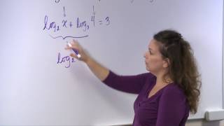 Solving Multiple Step Logarithm Equations Part 1