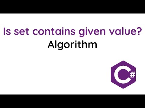 C# - Is set contains given value?