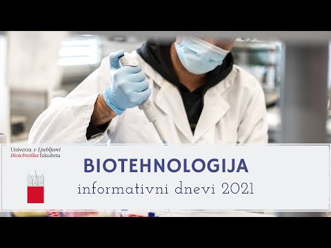Informativni dan 2021 - Študij biotehnologije