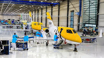 Inside Super Advanced Honda Private Jet Factory - Assembly Line
