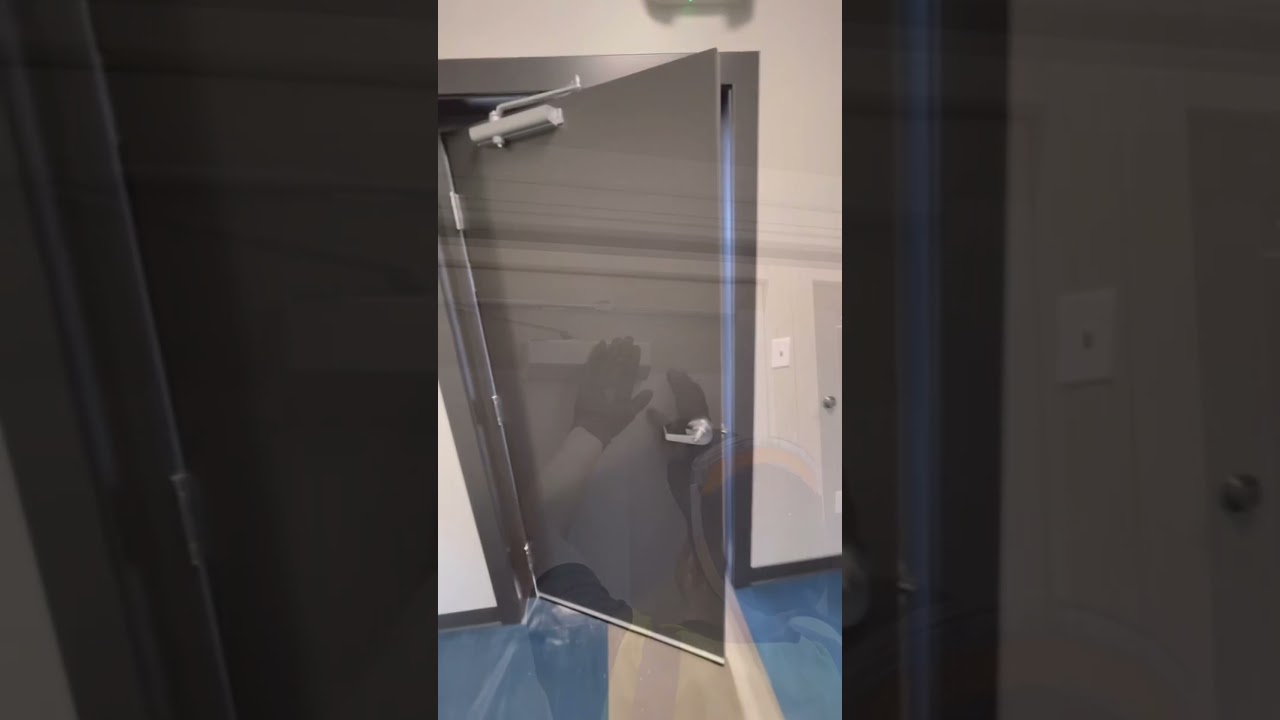 10 seconds to teach you how to install a door closer 