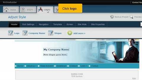 FatCat Servers Video Tutorials - Adding your logo to your website in RVSiteBuilder
