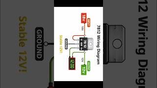 7812 voltage regulator IC! #7812 #VoltageRegulator #AxialFlux #WindTurbine #diyelectronics #diy