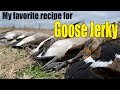 How To Make Goose Jerky | (Easy Homemade Recipe)
