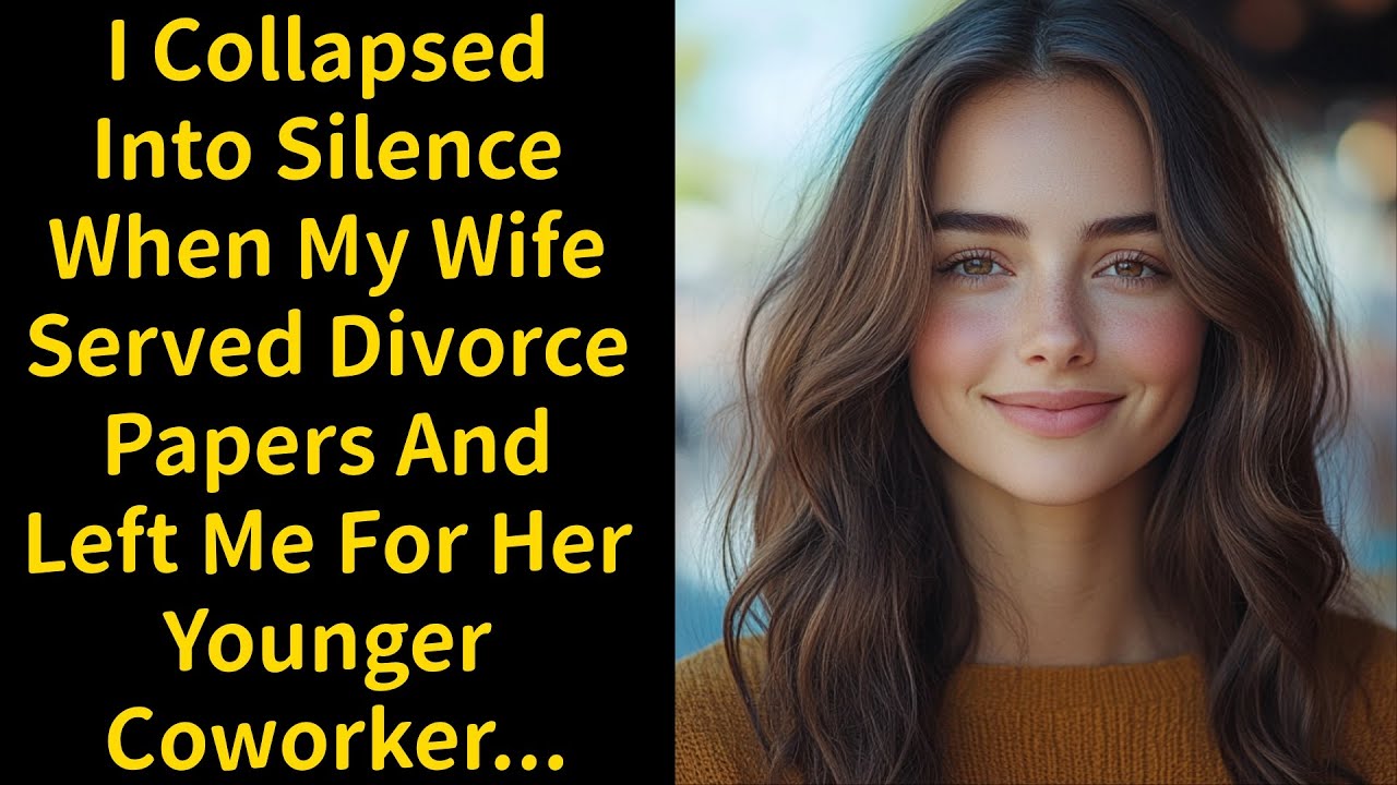 I Collapsed Into Silence When My Wife Served Divorce Papers And Left Me For Her Younger Coworker...