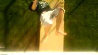 wallrodeo von oben gefilmt