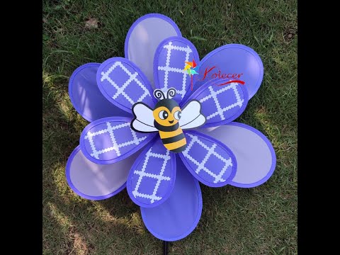 Kincir Angin Kolecer Double Fence Blue Purple