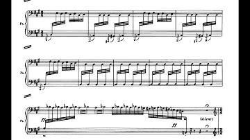 Alan Hovhaness - Lousadzak (Concerto for Piano and Strings), Op. 48 (1944) [Score-Video]