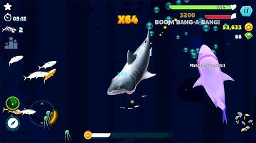 Hungry Shark Evolution MEGALODON Gameplay (iOS, Android) -  Part 2