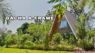 Luxury A-Frame Cabin w/ Perfect Interior Design // Dacha A-frame Full Tour