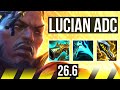 LUCIAN & Braum vs YUNARA & Lulu (ADC) | Good KDA: 21/1/4 | EUW Master | 26.6