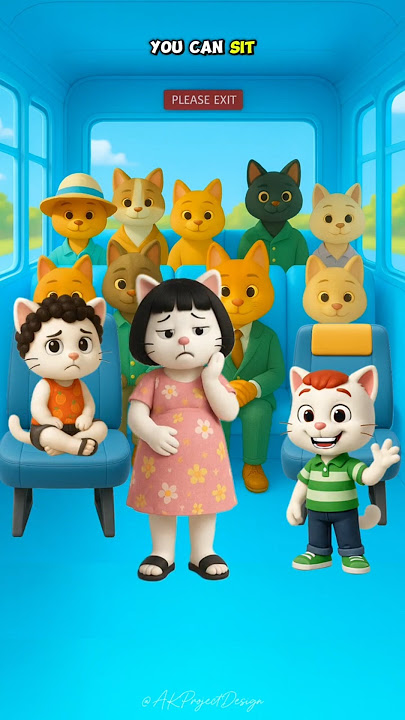 Auntie, i Want A Lollipop 🍭 Too #ytshorts #cartoon #animation #catstory