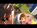 Raw meaty bones and sweet potato | Kaia the Doberman