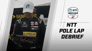 Colton Herta Analyzes Pole-Winning Lap For Detroit Grand Prix | Ntt Pole Lap Debrief | Indycar