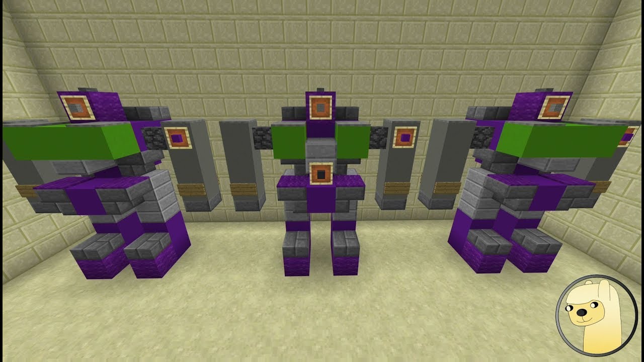 Minecraft - How To Build Transformers G1 Reflector Robot Mode!
